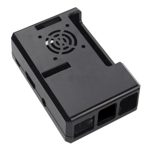 Корпус ACD RA187 Black ABS Plastic Case w/GPIO port hole and Fan holes for Raspberry Pi 3