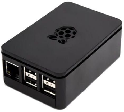 Корпус ACD RA179 black для микрокомпьютера Raspberry Pi 3  Black ABS Plastic case with Logo for Raspberry Pi 3