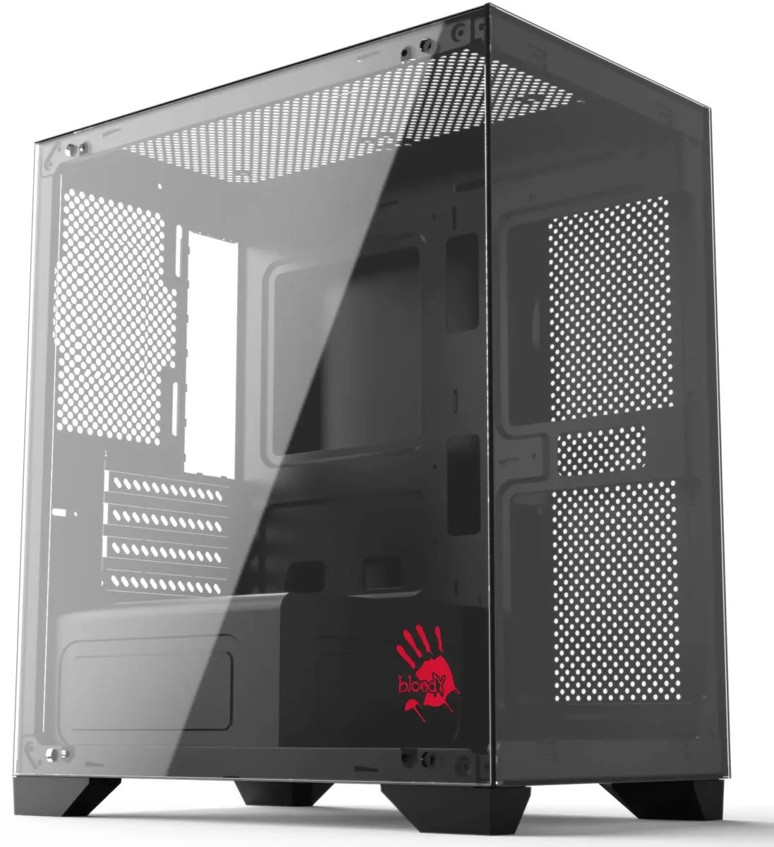 Корпус BLOODY BD-CC103, mATX, Mini-Tower, без БП, черный