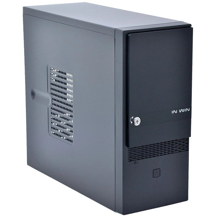 Корпус INWIN EC046U3 (6194940) U3*2+A(H)/Key Lock no Power Cord (Black)