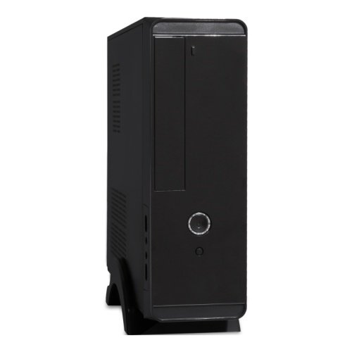 Корпус ExeGate MI-209 Black (EX268702RUS) miniITX/mATX, без БП, 2xUSB, Audio