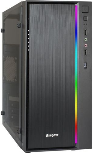 Корпус ExeGate Minitower EX283754RUS mEVO-9301-RGB