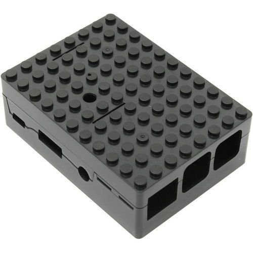 Корпус ACD RA182 black для микрокомпьютера Raspberry Pi 3 Black ABS Plastic Building Block case for Raspberry Pi 3
