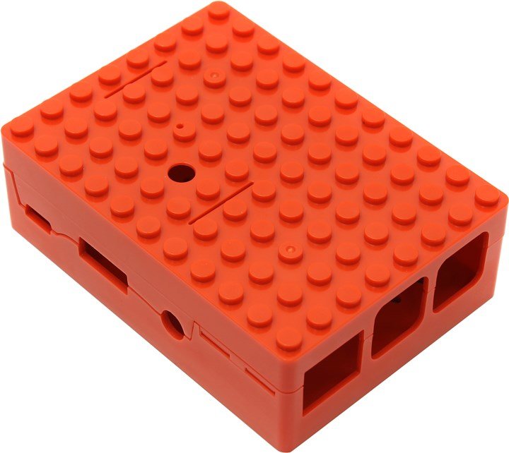 Корпус ACD RA183 red для микрокомпьютера Raspberry Pi 3 Red ABS Plastic Building Block case for Raspberry Pi 3