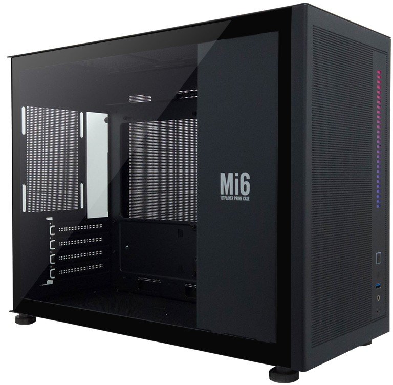 Корпус 1STPLAYER Miku Mi6 Black / mATX / Mi6-BK
