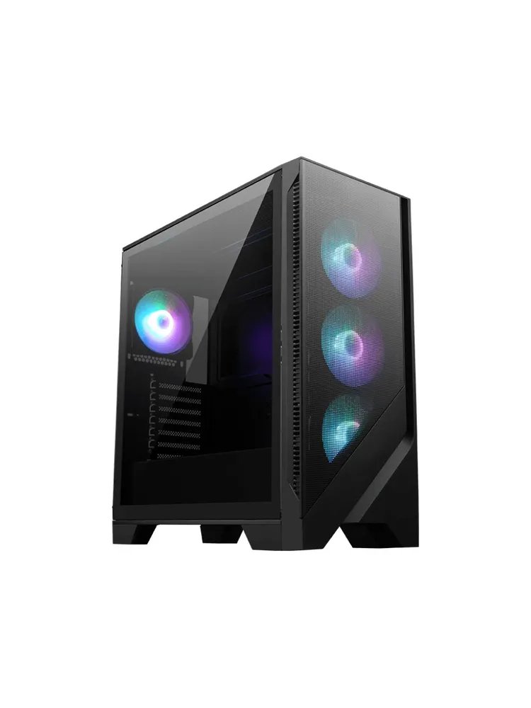 Корпус MSI Mag Forge 321R Airflow (306-7G23R41-HH9), без БП, Midi-Tower, TG, 4x120mm ARGB, 2xUSB 3.2, 1xUSB Type-C, ATX, mITX Black