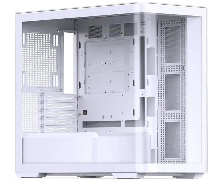 Корпус JONSBO D300 White без БП, боковая панель из закаленного стекла, mini-ITX, micro-ATX, белый