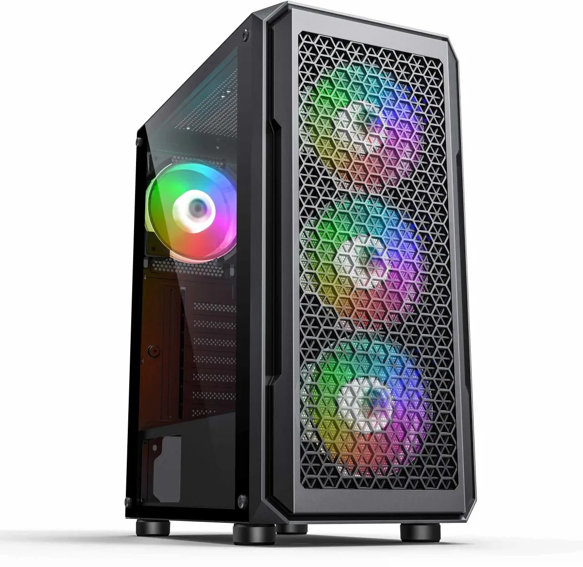 Корпус Accord 338 черный без БП ATX 1xUSB2.0 1xUSB3.0 1xUSB3.1 audio bott PSU