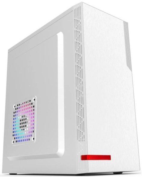 Корпус Eurocase M12 белый, ATX, ABS пластик, 2*USB2.0, USB3.0, HD Audio