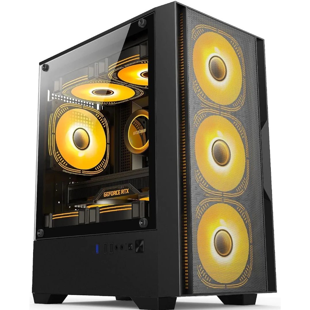 Корпус Accord ACC-ZCU1B, mATX, Mini-Tower, без БП, черный