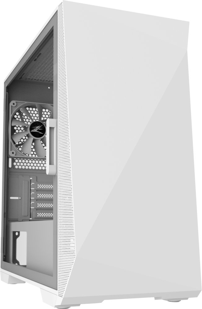 Корпус Zalman Z1 Iceberg white (Z1 Iceberg white) MiniTower (mATX, window, FRONT 2x120mm, REAR 1x120mm, без БП)