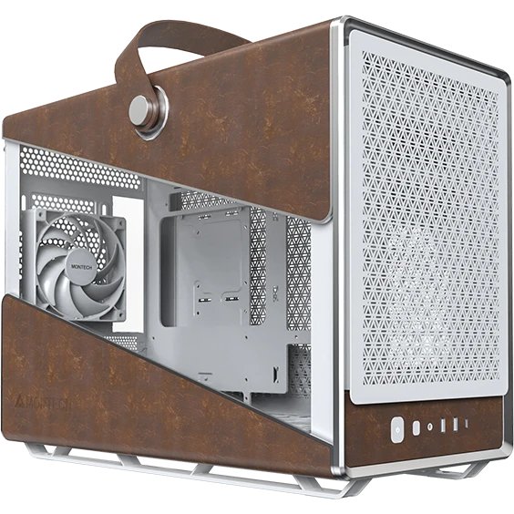 Корпус MONTECH Heritage Pro (W), mATX, Mini-Tower, без БП, белый