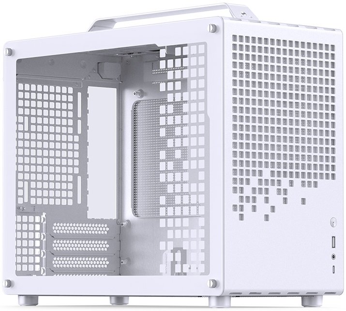 Корпус JONSBO Jonsplus Z20 White без БП, боковая панель из закаленного стекла, mini-ITX, micro-ATX, белый