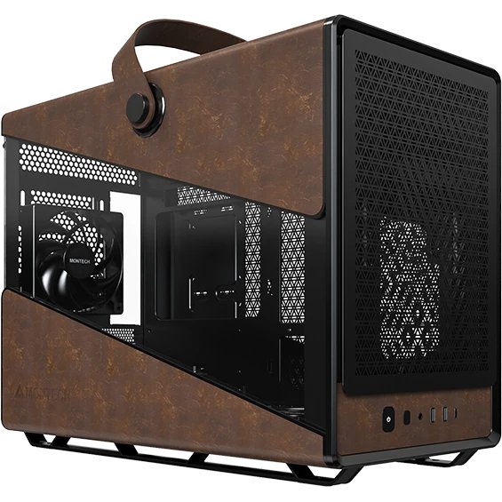 Корпус MONTECH Heritage Pro (B), mATX, Mini-Tower, без БП, черный