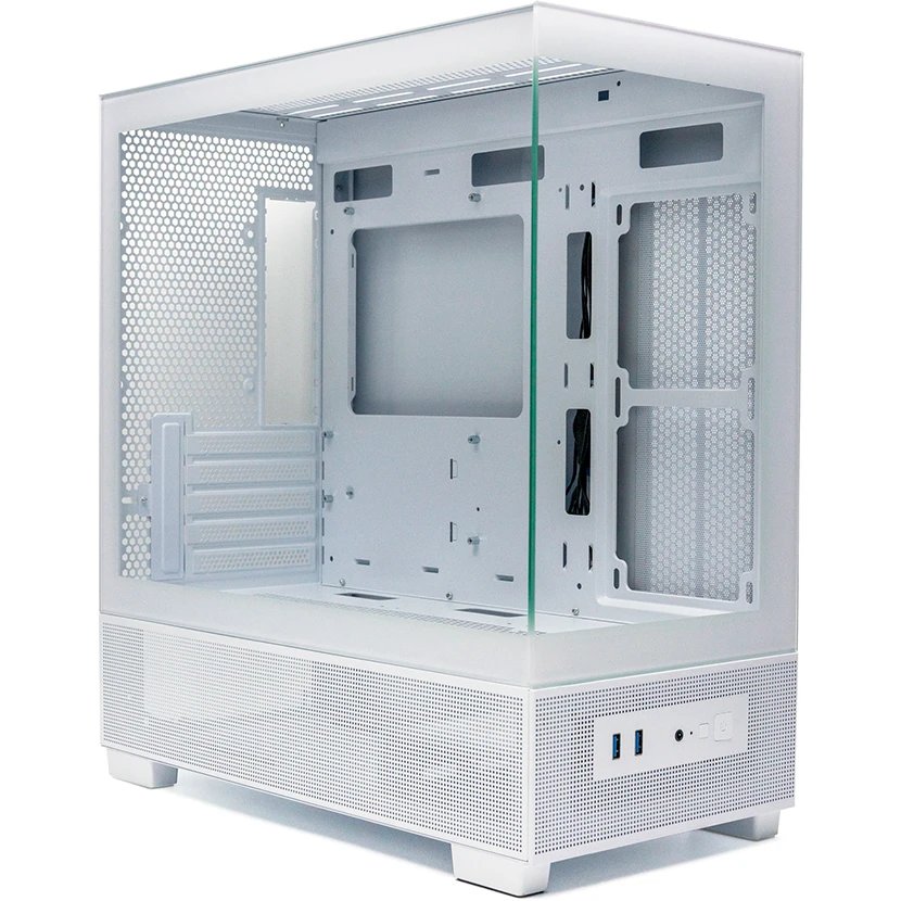 Корпус XASTRA Q500M-0F White (Q500M-0F-WH) mATX/Aquarium/Screewless/no fans