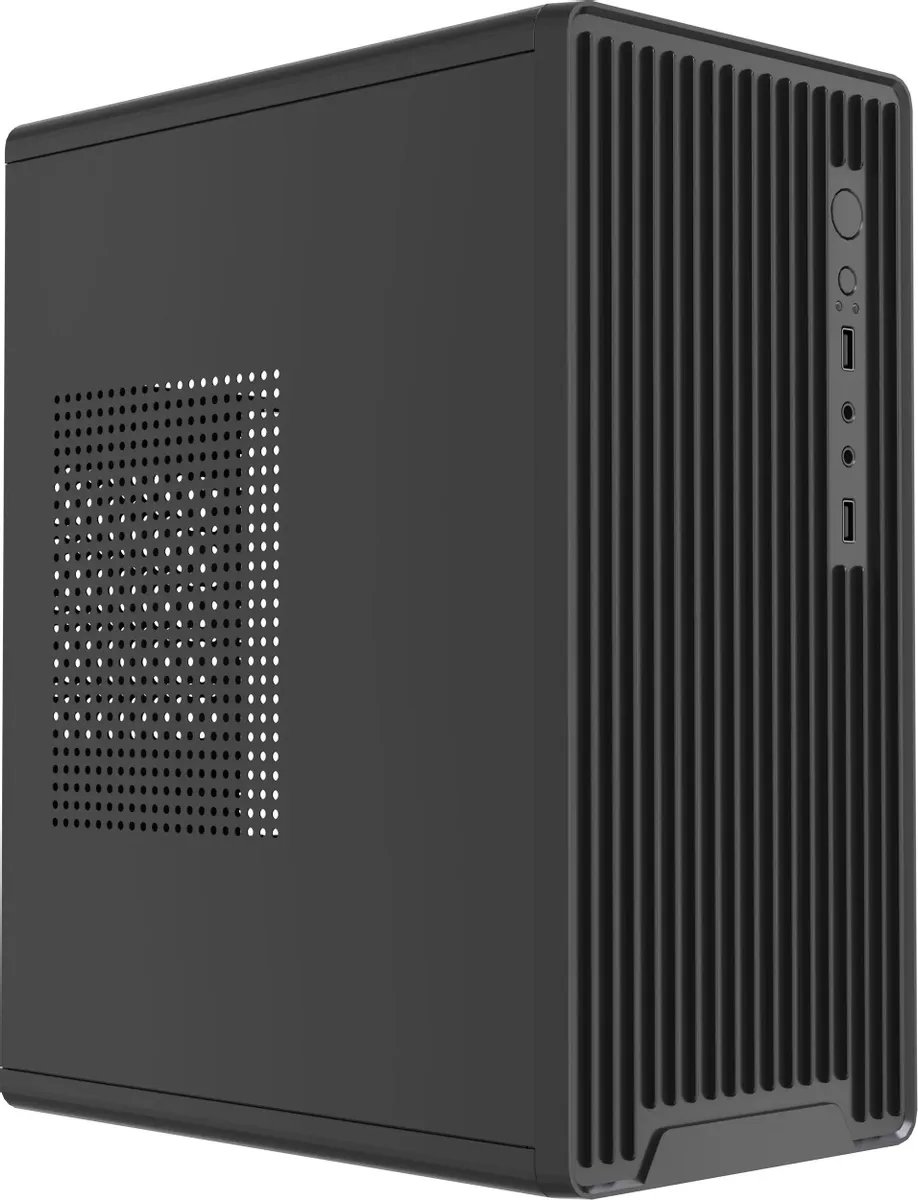 Корпус Accord ACC-M258-02B черный без БП mATX 4x120mm 2xUSB2.0 audio