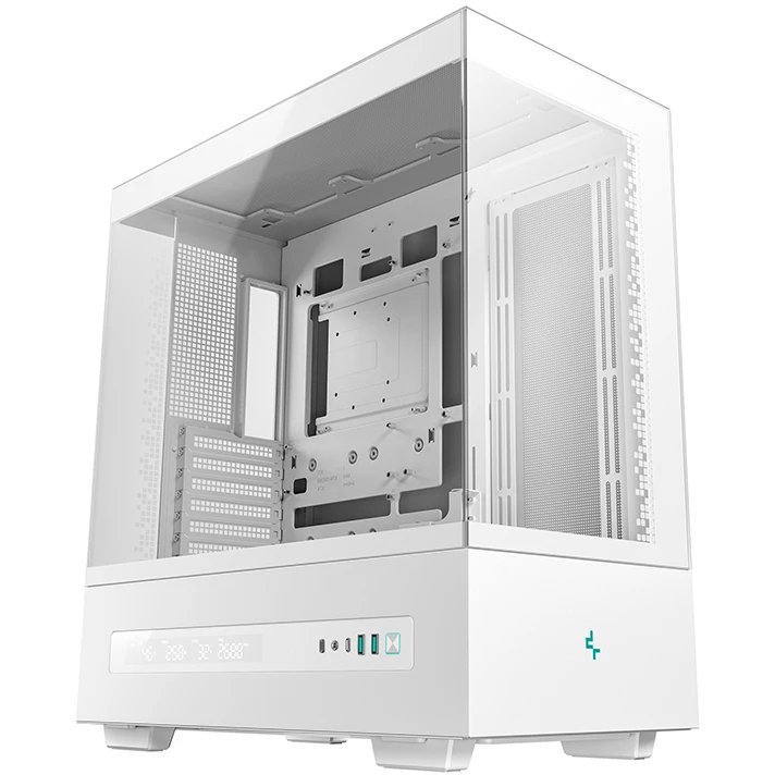 Корпус Deepcool CH690 Digital WH без БП, боковое окно (панорама), белый, ATX