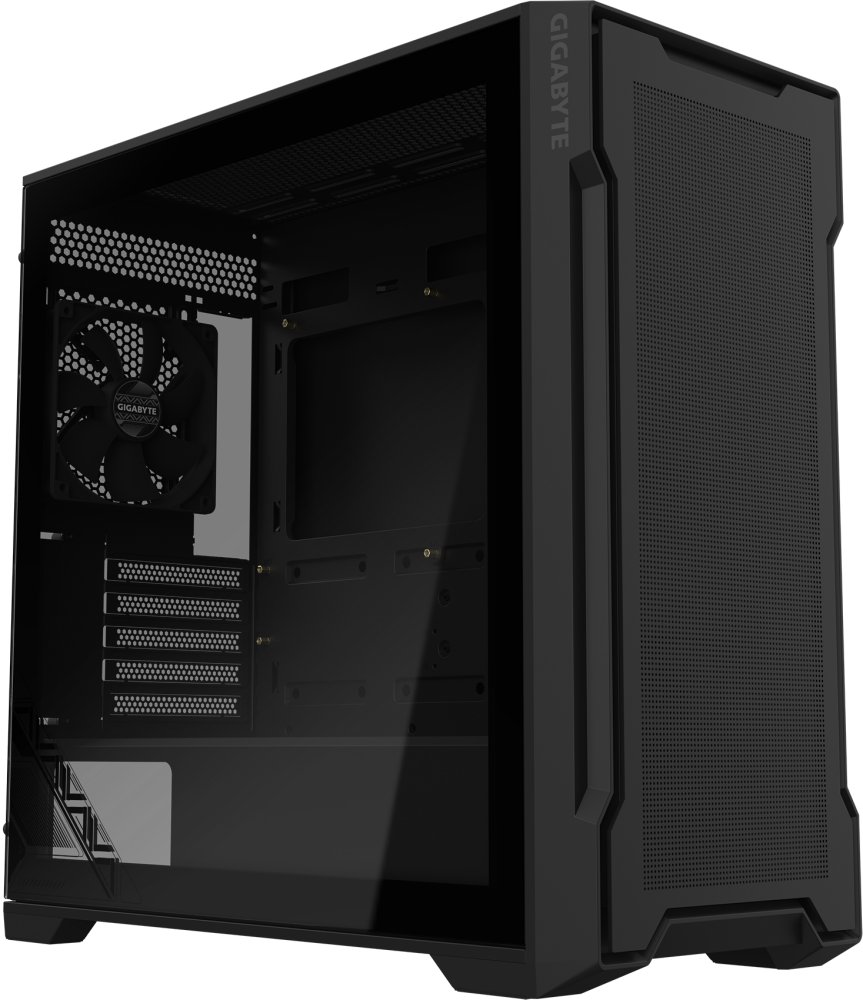 Корпус Gigabyte C102G (GB-C102G) MidTower, mATX, USB3.0x2, Audio I/O, GPU 410mm, Black, TG