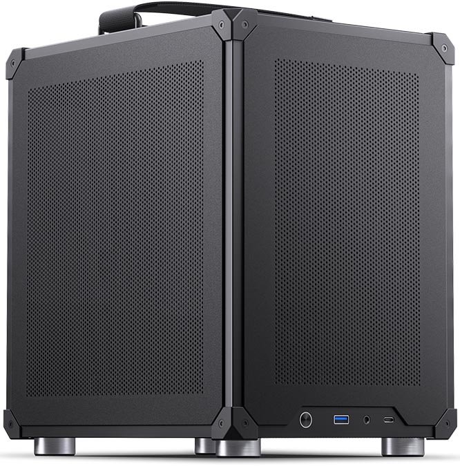 Корпус JONSBO C6 Handle Black без БП, mini-ITX, micro-ATX, черный