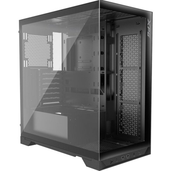 Корпус XPG Invader X Black (INVADERXMTWOF-BKCWW) Mid-Tower, Micro-ATX, Mini-ITX, Standard-ATX, USB 3.2 Gen2 Type-A, USB 3.2 Gen2 Type-C