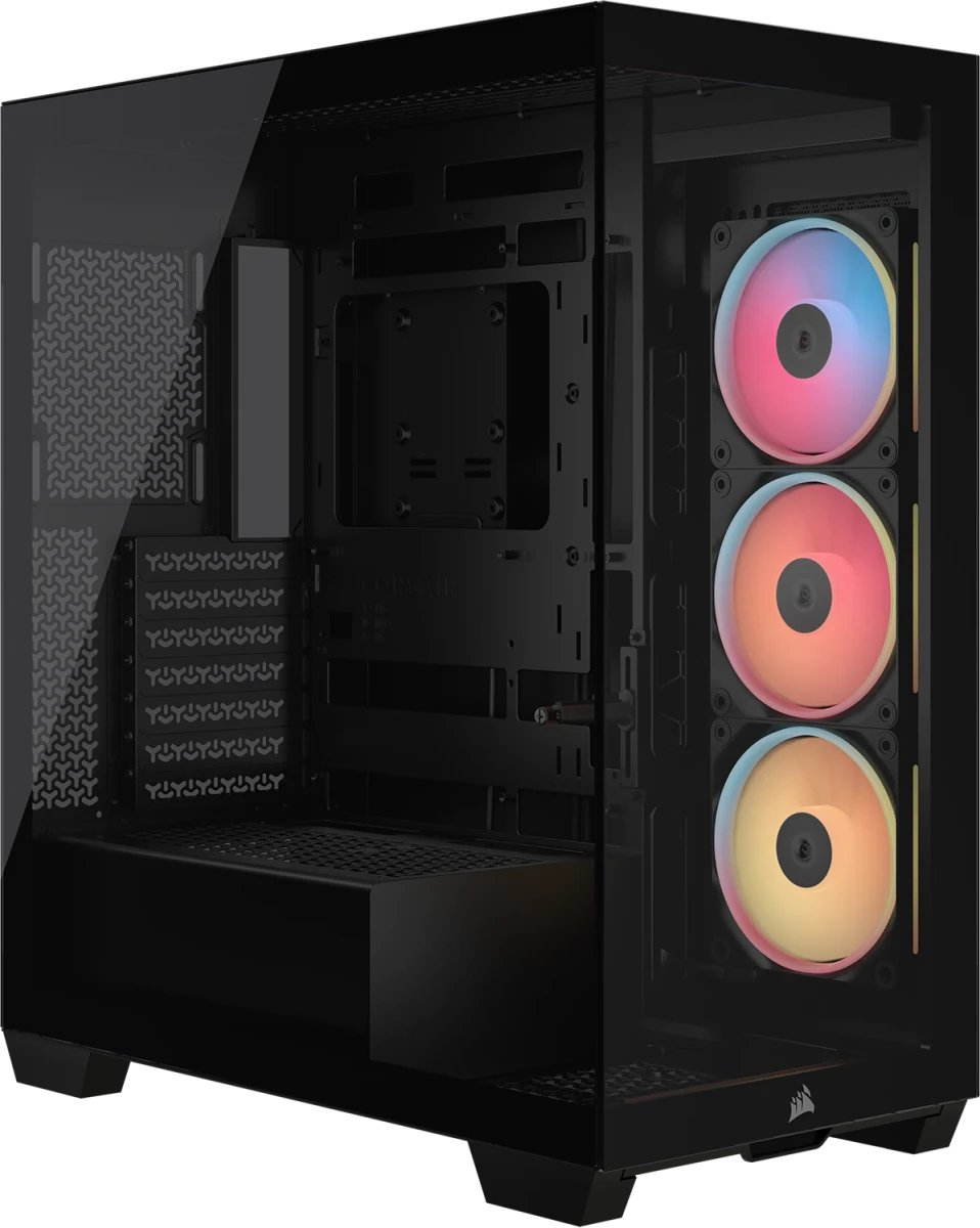 Корпус Corsair 3500X LX-R RGB iCUE Link (CC-9011324-WW), без БП, Midi-Tower, TG, 3x120mm ARGB, 2xUSB-A 3.2, 1xUSB Type-C, E-ATX, ATX, mIT