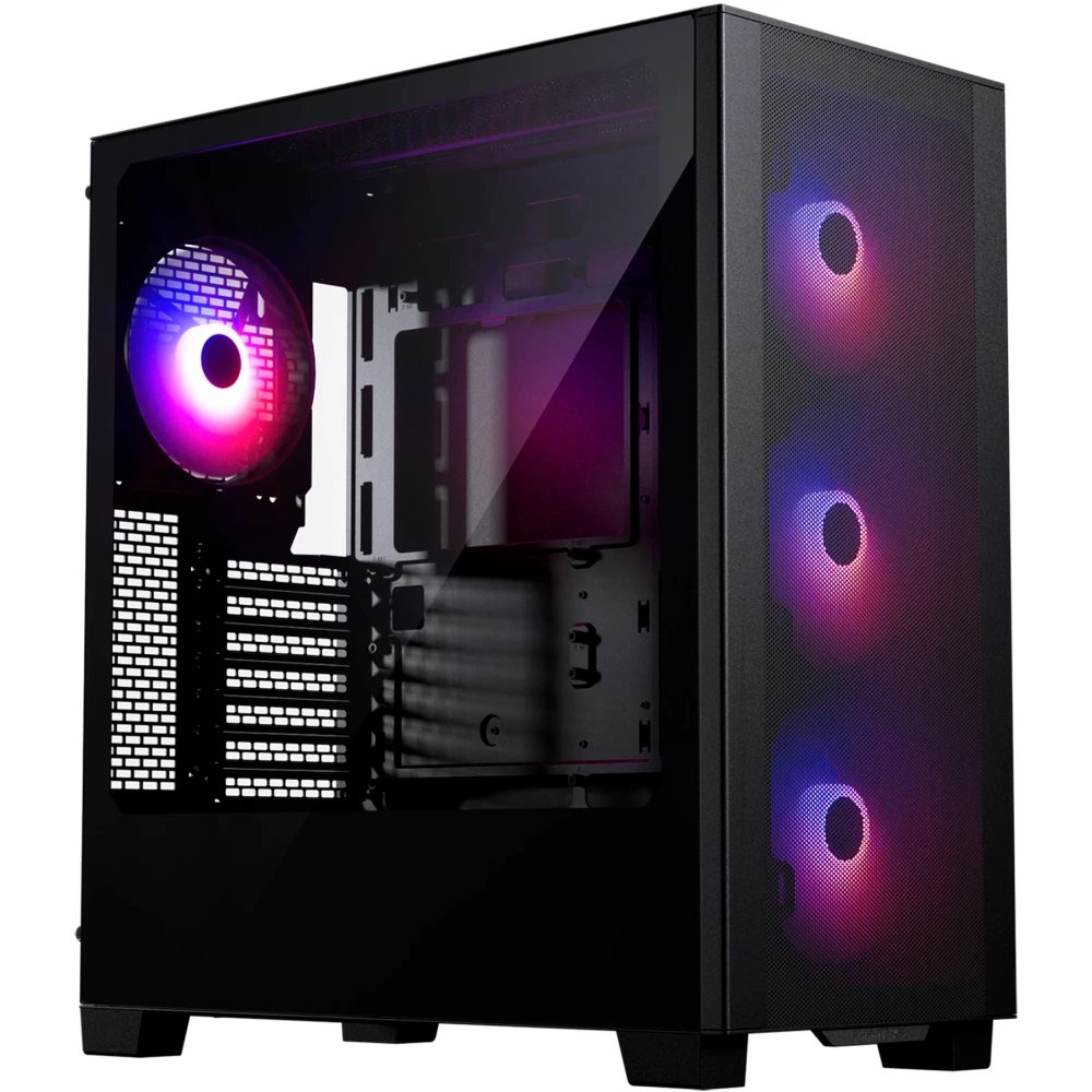 Корпус PHANTEKS 523 XT Pro Ultra, Black (PH-XT523P1_DBK01R_RU), 4x140mm ARGB Fan, Front dust filter, Tempered Glass, Mid-Tower