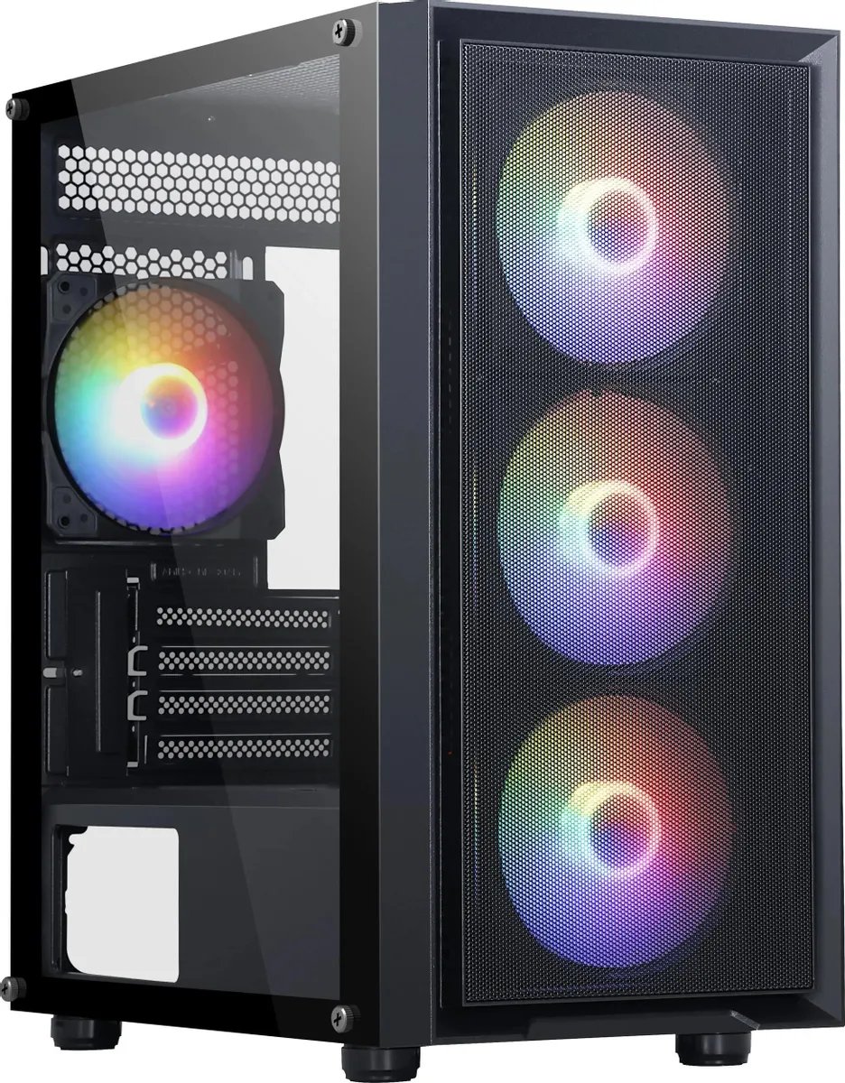 Корпус Accord M203 черный без БП ATX 2xUSB2.0 1xUSB3.0 1xUSB3.1 audio bott PSU