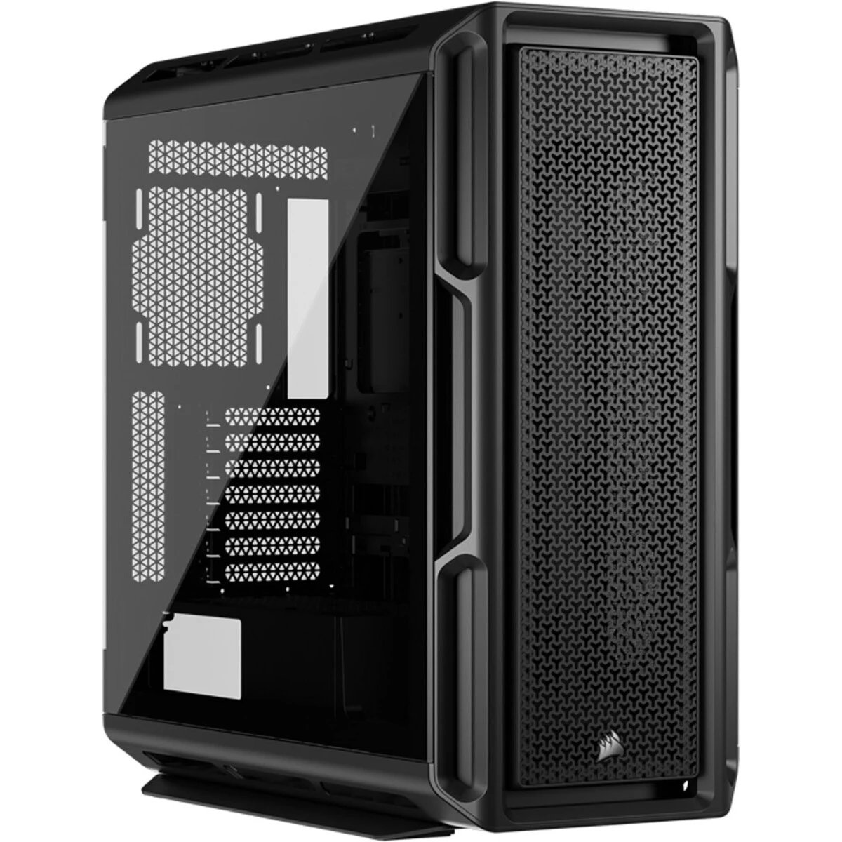 Корпус Corsair 5000T (CC-9011300-WW) без БП, Black, Midi-Tower, TG, no fan, 4xUSB-A 3.2, 1xUSB Type-C, E-ATX, ATX, mITX