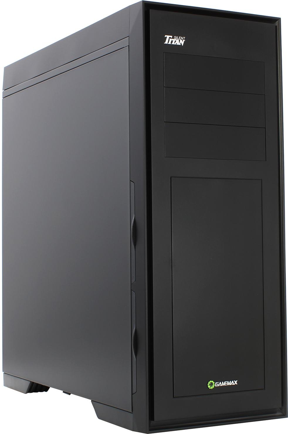 Корпус GameMax Titan Silent 2 без БП черный