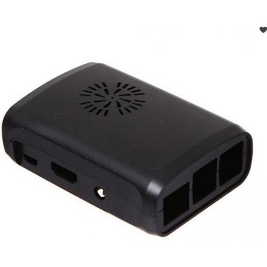 Корпус Qumo (RS045), Plastic, Raspberry Pi 3, Black