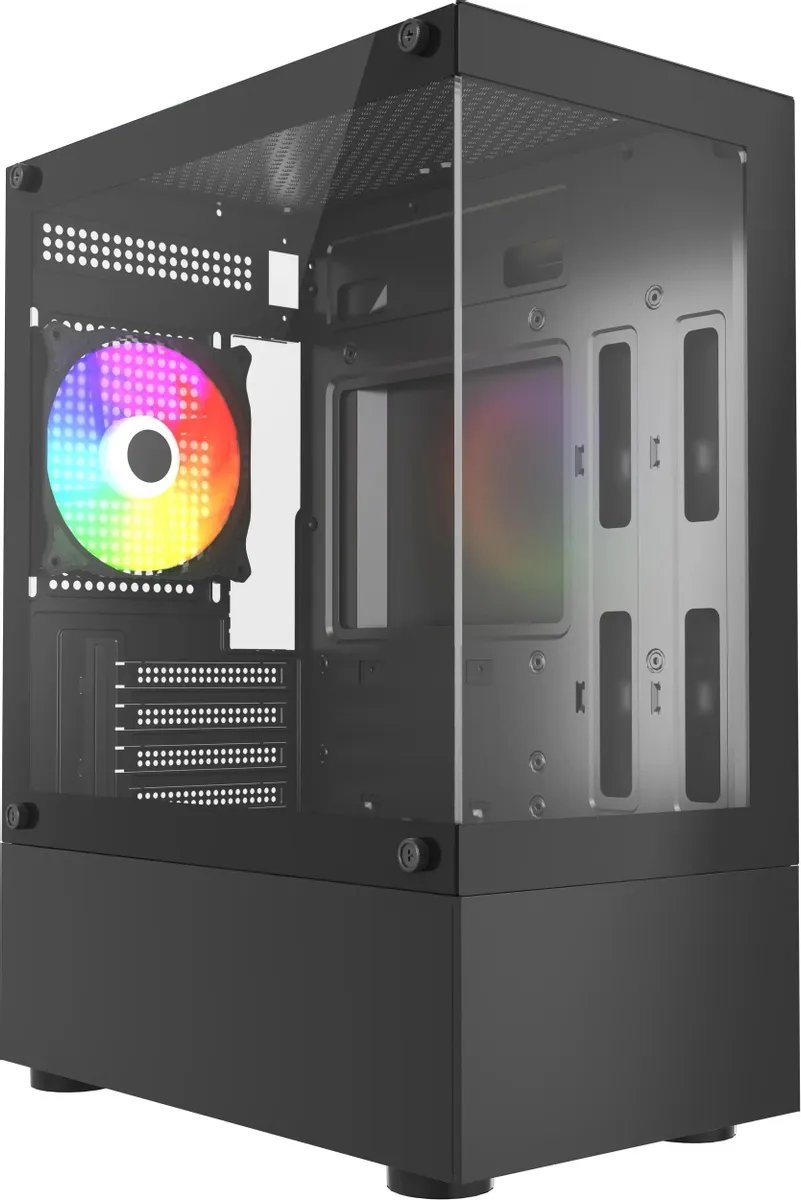 Корпус Accord ACC-285-02B, mATX, без БП, черный