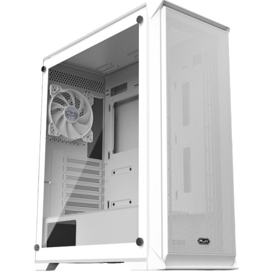 Корпус RAIJINTEK CO LTD Arcadia 41 (0R20B00264), без БП, Midi-Tower, TG, 1x120mm, 2xUSB-A 3.0 + 1xUSB-C, ATX, mITX White