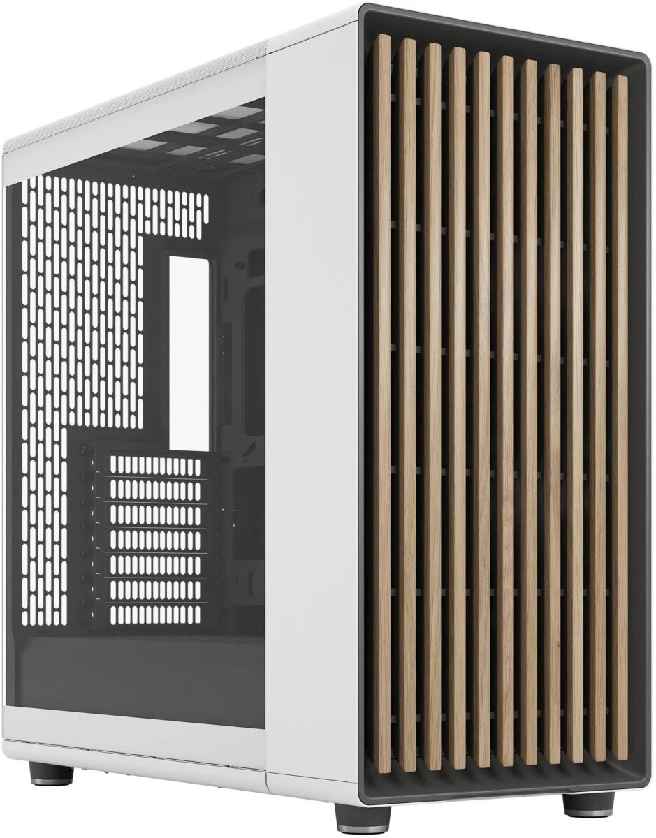 Корпус Fractal Design North XL RC Chalk TG Clear White (FD-C-NOR1X-06) без БП, Full-Tower, 3x140mm, 2xUSB-A 3.0 + 1xUSB 3.2 Type-C