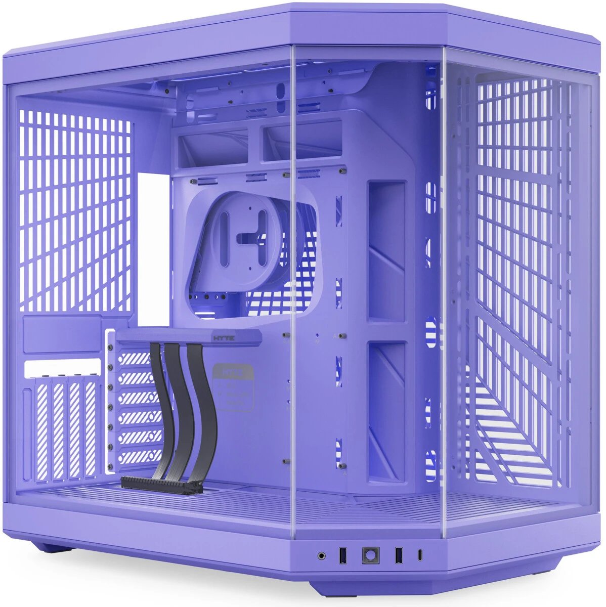 Корпус HYTE Y70 (CS-HYTE-Y70-TM), без БП, Midi-Tower, TG, no fans, 2xUSB-A 3.2, 1xUSB Type-C, E-ATX, ATX, mITX Taro Milk