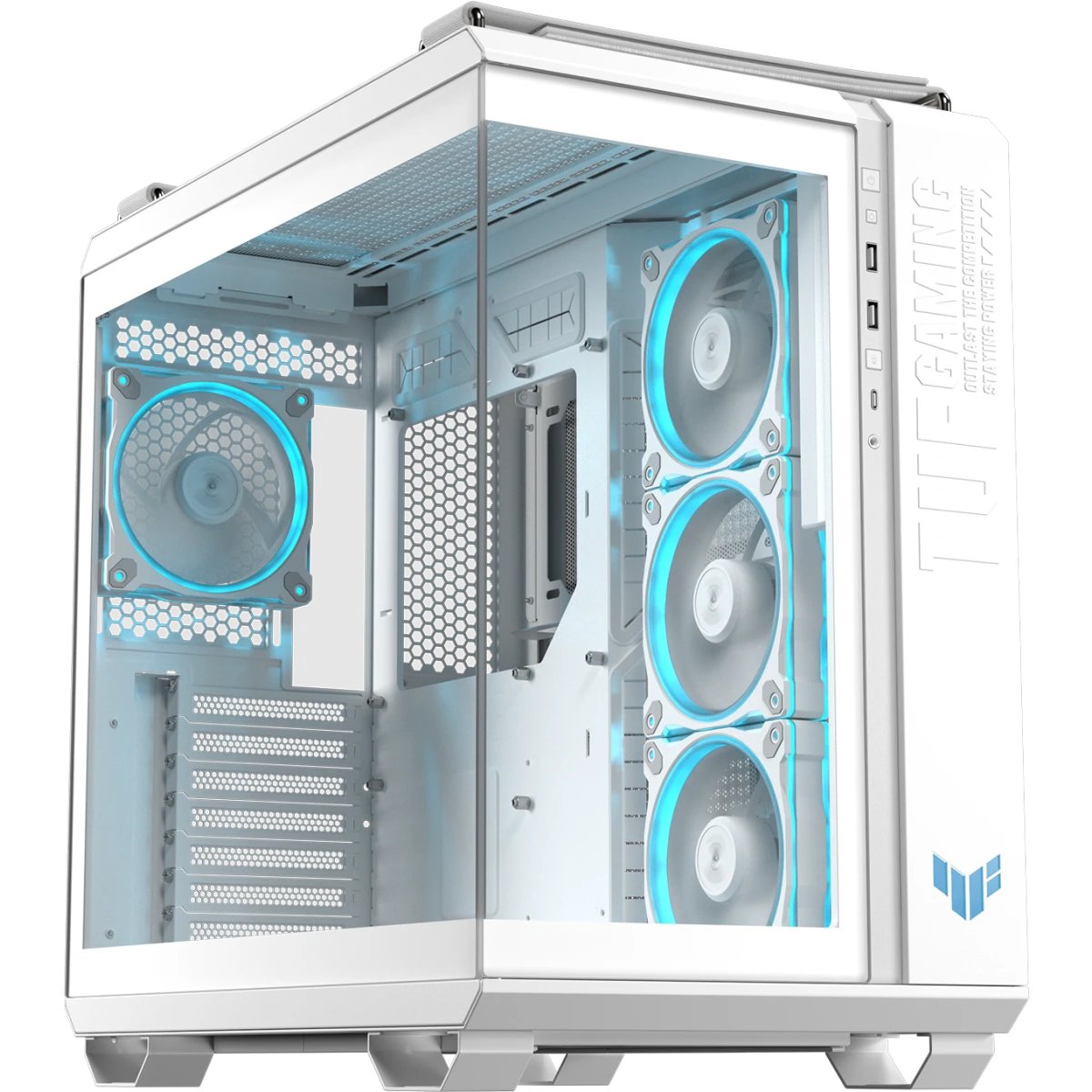Корпус ASUS Tuf Gaming GT502 Horizon TG ARGB White (90DC0093-B19010)