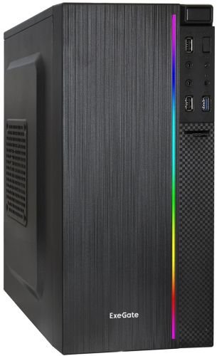 Корпус ExeGate Minitower EX287882RUS mEVO-9302-RGB