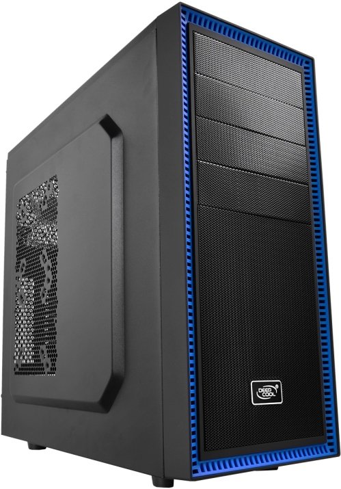 Корпус Deepcool TESSERACT BF (DP-CCATX-TSRBFBK) ATX, Black-Blue, без БП