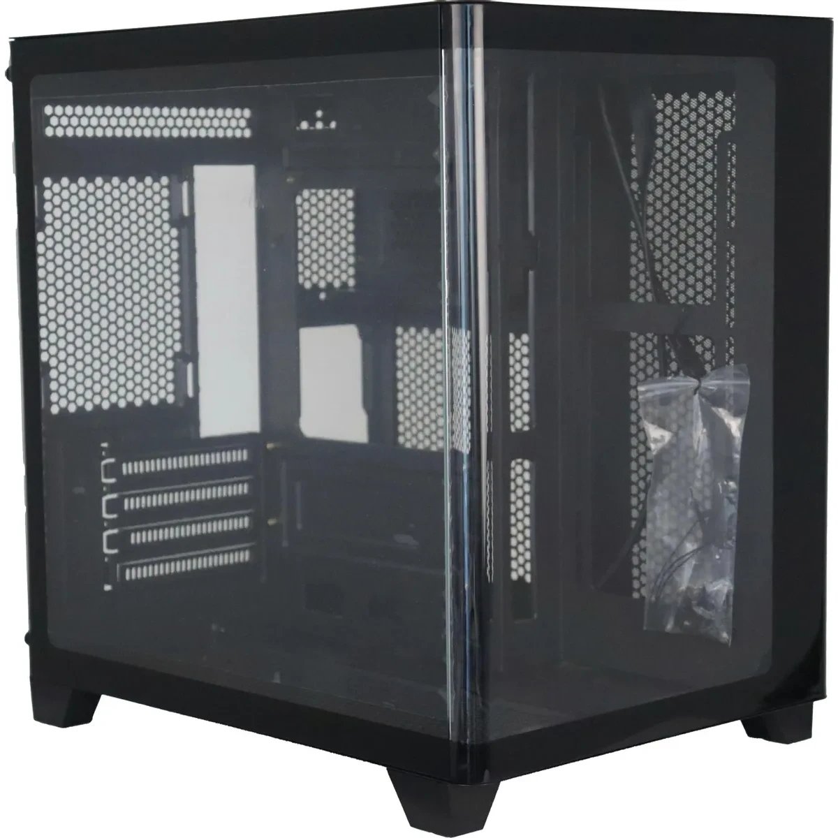 Корпус Accord ACC-R7MB, Mini-Tower, без БП, mATX, черный
