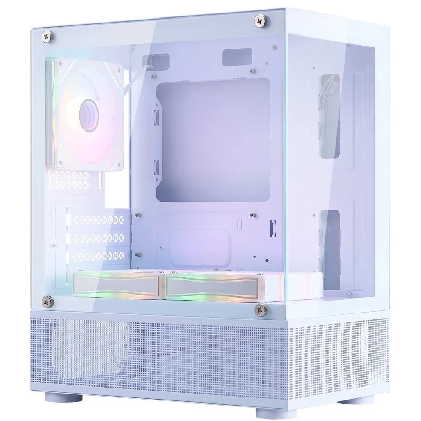 Корпус 1STPLAYER Miku Mi2-A ARGB White (Mi2-A-WH-2FC7R-W-1FC7-W) / mATX / 3x120mm ARGB fans
