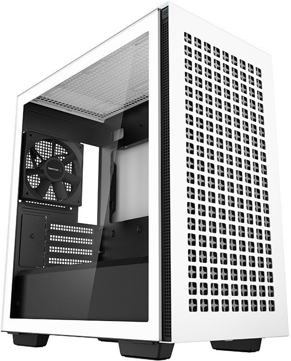 Корпус Deepcool CH370 (CH370 WHITE) белый без БП mATX 1x120mm 1xUSB2.0 1xUSB3.0 audio bott PSU