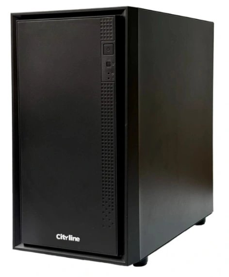 Корпус CityLine SM02BK 500w (SM02BK-500W) Black mATX 2xUSB3.0/2xUSB2.0/1x12cm Fan Rear