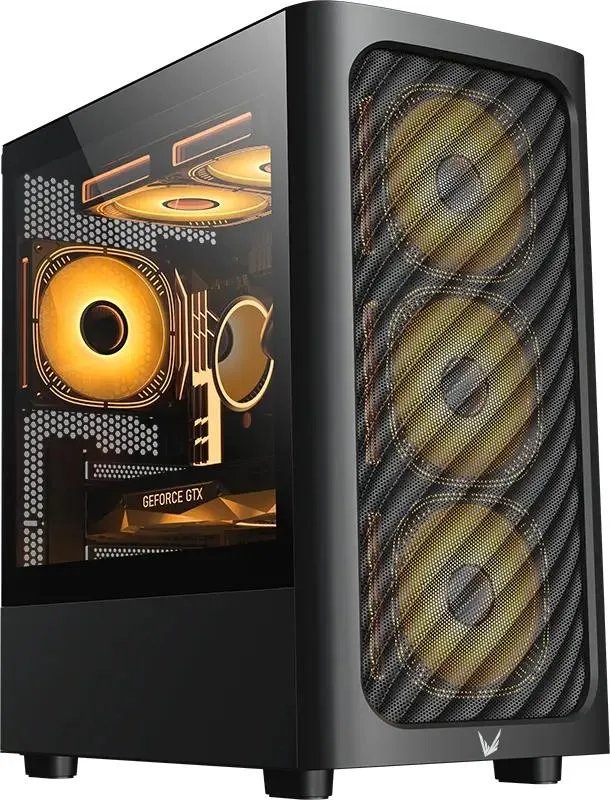 Корпус Formula Air Mesh G3 черный без БП mATX 4x120mm 2x140mm 2xUSB3.0 audio bott PSU