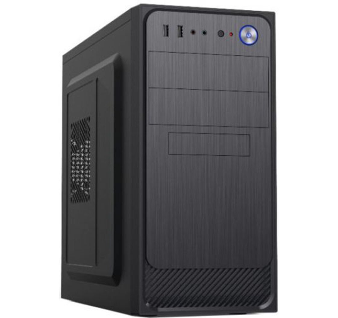 Корпус Foxline FZ-015-SX450R Forza mATX, 450W, 2xUSB2.0, Black, w/o FAN, 12 cm fan PSU, power cord