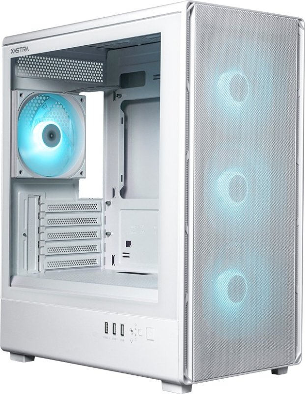 Корпус XASTRA A315M 4ARGB White (A315M-1FA36A-1FA12A-WH) mATX/Mesh/ Screwless TG/ 1x120mm+1x360 FA ARGB PWM fans