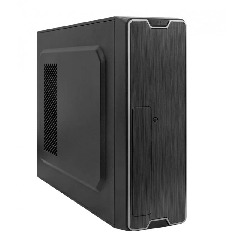 Корпус BoxIT 2203BS 400w mATX/slim 1xUSB3.0 + 1xUSB2.0 black