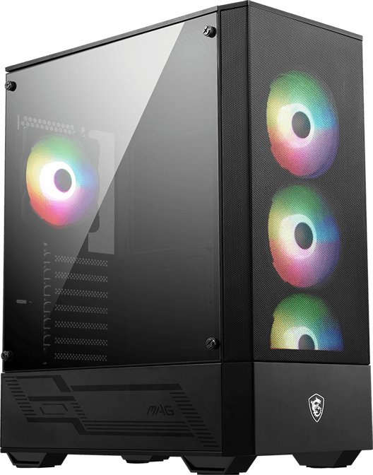Корпус MSI Mag Forge 112R (949679) 2xUSB 3.0, 4x120mm ARGB Fan, ARGB Control Board, Tempered Glass Window, Brown Box