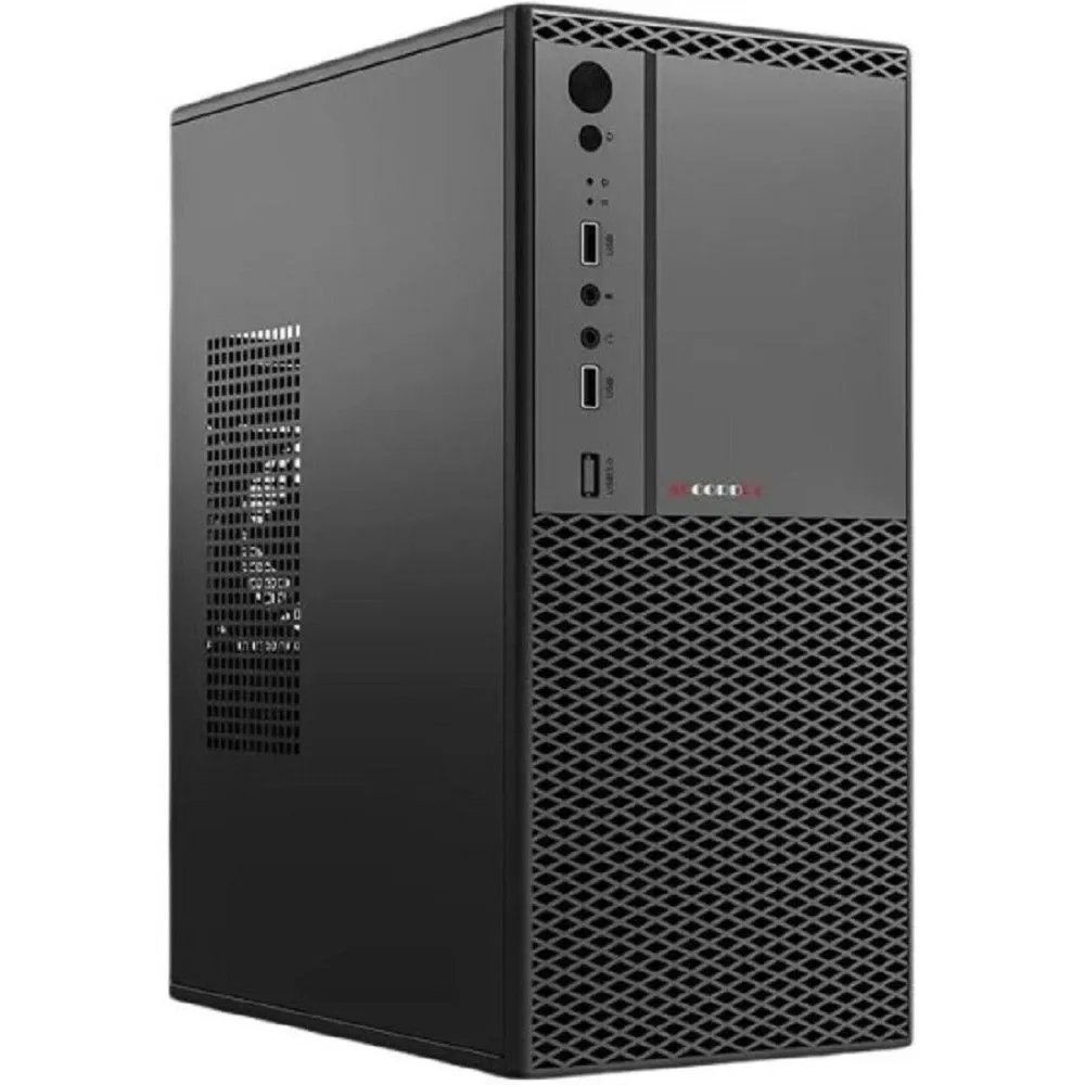 Корпус Accord ACC-1605B черный без БП mATX 2x80mm 2x120mm 2xUSB2.0 audio