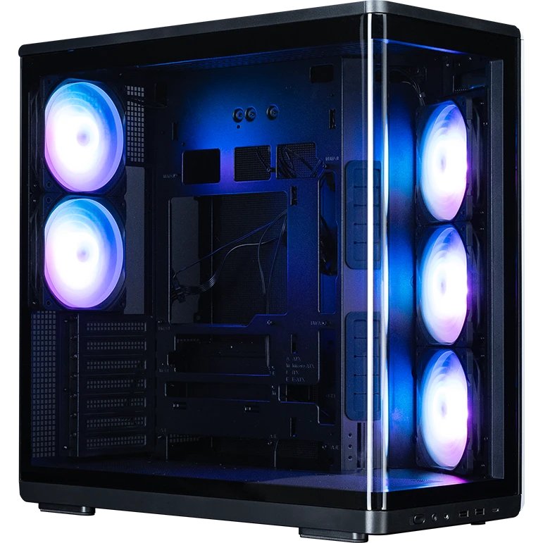 Корпус ZALMAN P60 black MidiTower (ATX, без БП, 2xUSB 3.0+USB Type C, 5x120mm ARGB )