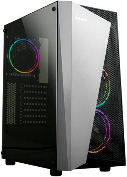 Корпус Zalman S4 Plus черный без БП ATX 5x120mm 2xUSB2.0 1xUSB3.0 audio bott PSU