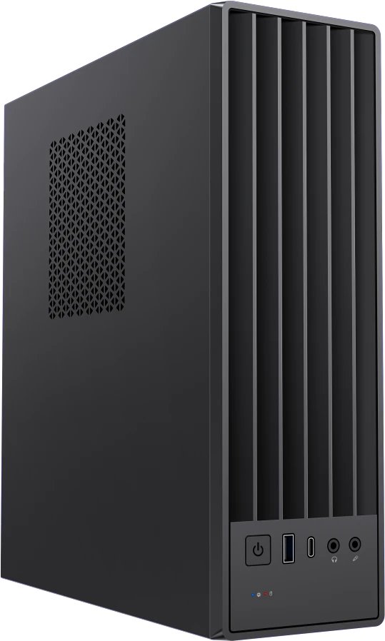 Корпус Foxline FL-461 black (FL-461-FLX400) mATX Desktop 400W, w/PSU FLEX w/1xUSB3.0+1xType-C (USB2.0)